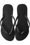 SLIM ビーチサンダル ハワイアナス/havaianas ブラック