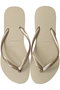 SLIM ビーチサンダル ハワイアナス/havaianas サンドグレー×ライトゴールデン