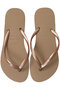 SLIM ビーチサンダル ハワイアナス/havaianas ローズゴールド