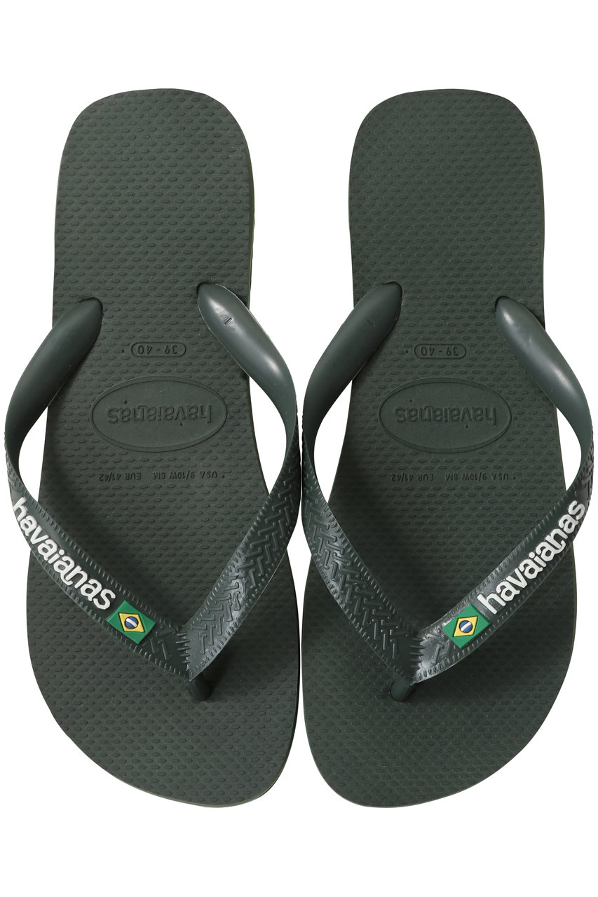 havaianas BRASIL LOGO ビーチサンダル (グリーンオリーブ, 434(28)) ハワイアナス ELLE SHOP havaianas BRASIL LOGO ビーチサンダル (グリーンオリーブ, 434(28)) ハワイアナス ELLE SHOP