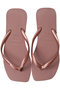 SLIM SQUARE ビーチサンダル ハワイアナス/havaianas クロッカスローズ