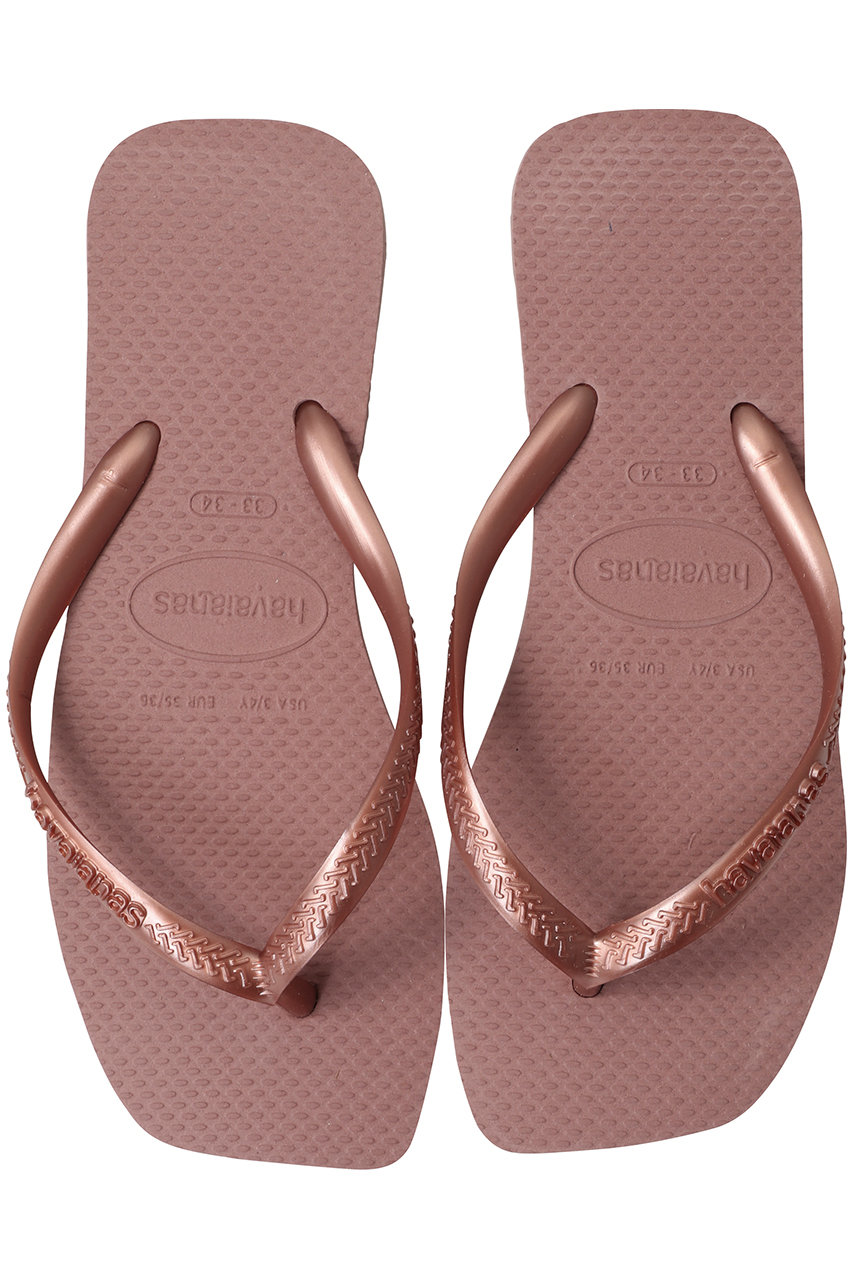havaianas SLIM SQUARE ビーチサンダル (クロッカスローズ, 356(23)) ハワイアナス ELLE SHOP havaianas SLIM SQUARE ビーチサンダル (クロッカスローズ, 356(23)) ハワイアナス ELLE SHOP