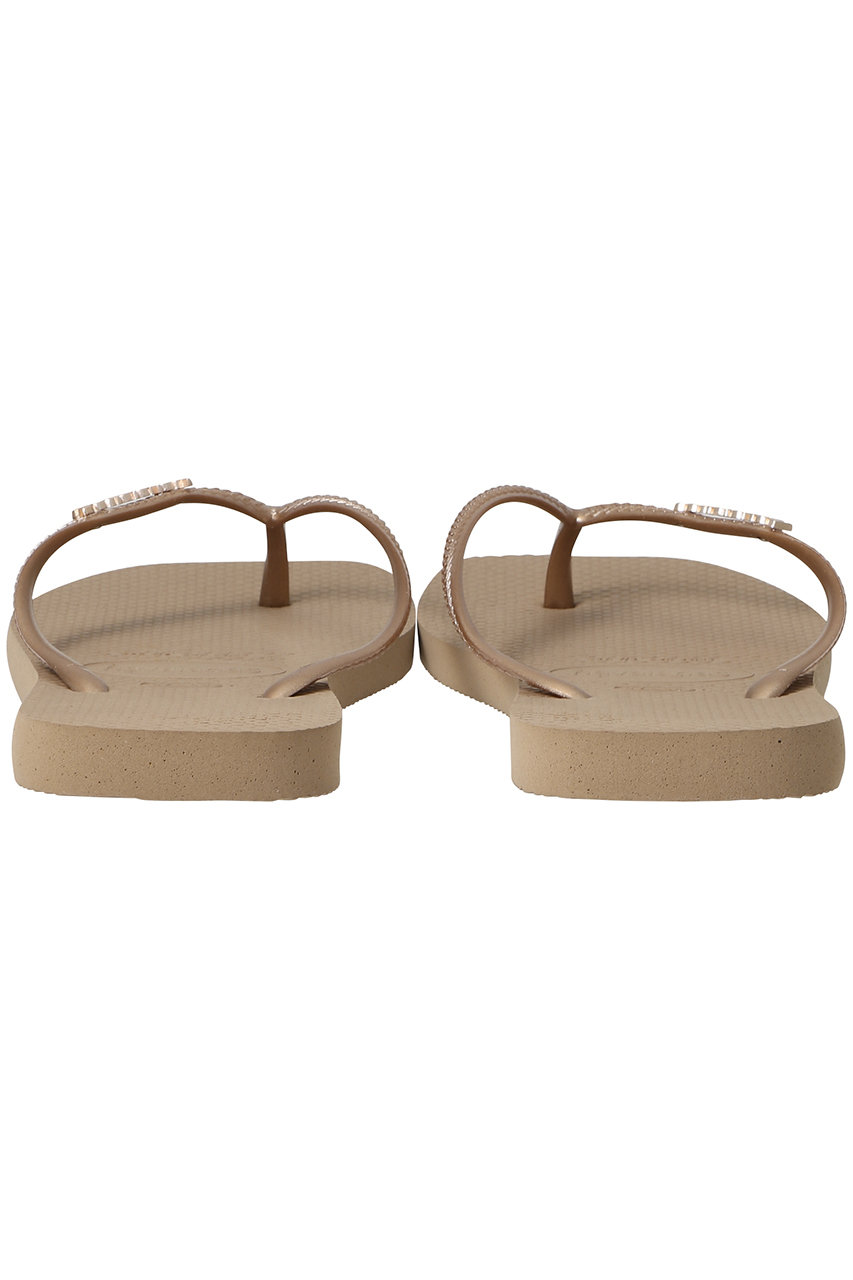 パナケイア　Panacea 　プラチナデザイン　磁気　yam havaianas(ハワイアナス)｜SLIM SQUARE LOGO METALLIC ビーチ