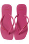 SLIM SQUARE LOGO POP UP ビーチサンダル ハワイアナス/havaianas ピンクフリックス