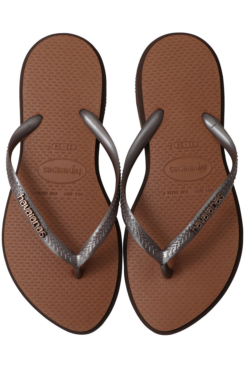 havaianas SLIM POINT ビーチサンダル (ダークブラウン, 356(23)) ハワイアナス ELLE SHOP havaianas SLIM POINT ビーチサンダル (ダークブラウン, 356(23)) ハワイアナス ELLE SHOP