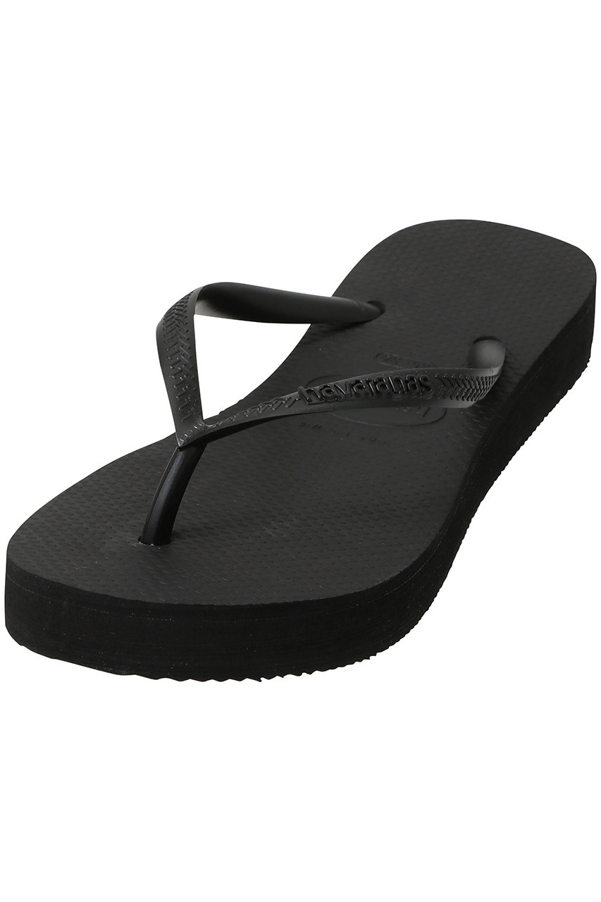 havaianas SLIM FLATFORM ビーチサンダル (ブラック, 390(25/26)) ハワイアナス ELLE SHOP havaianas SLIM FLATFORM ビーチサンダル (ブラック, 390(25/26)) ハワイアナス ELLE SHOP
