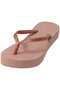 SLIM FLATFORM ビーチサンダル ハワイアナス/havaianas クロッカスローズ