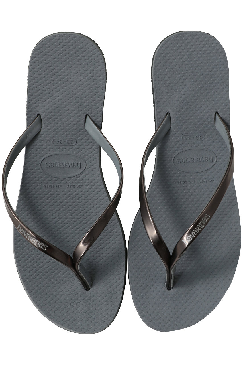 havaianas YOU METALLIC ビーチサンダル (グレースチール/メタリックグラファイト, 378(24/25)) ハワイアナス ELLE SHOP havaianas YOU METALLIC ビーチサンダル (グレースチール/メタリックグラファイト, 378(24/25)) ハワイアナス ELLE SHOP