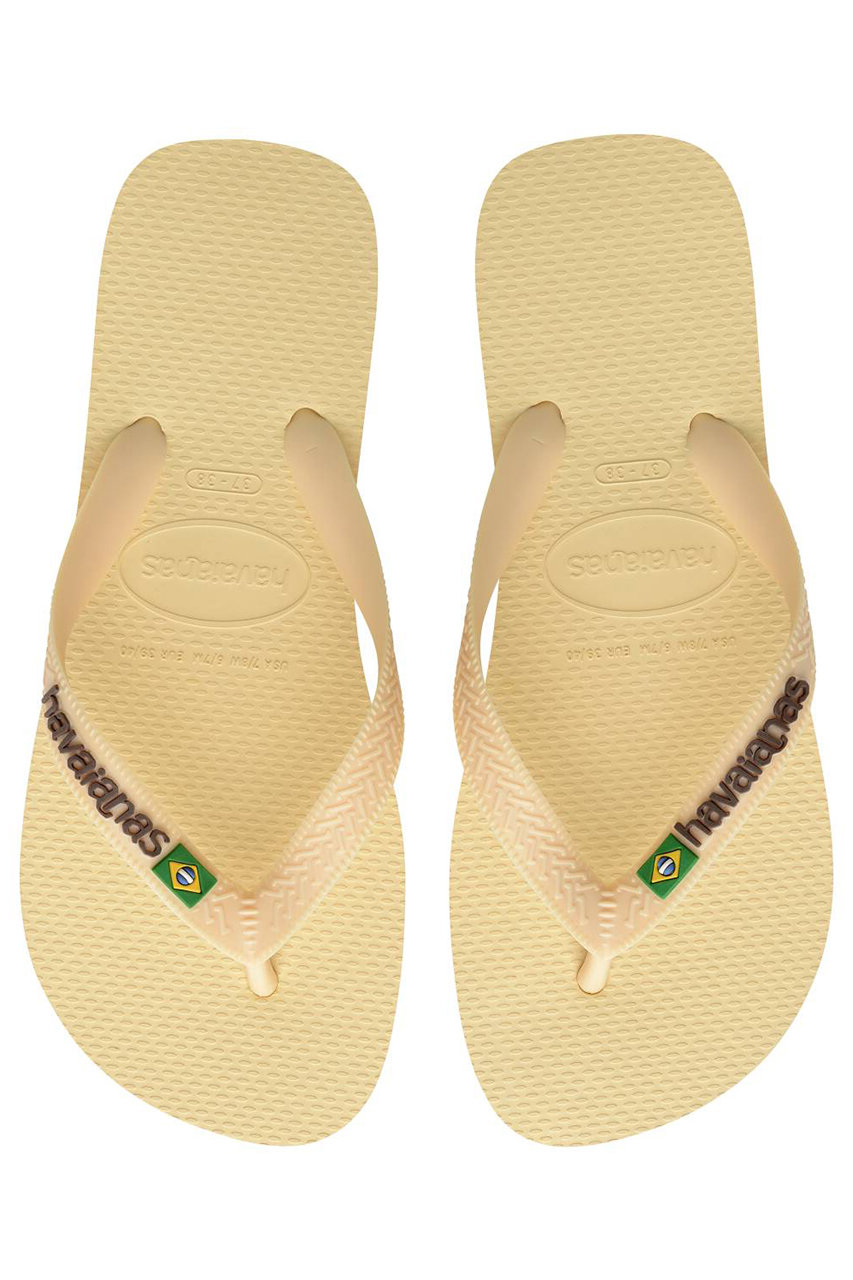 ハワイアナス/havaianasの【予約販売】BRASIL LOGO ビーチサンダル(バタークリーム/4110850)