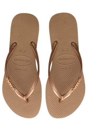 ハワイアナス/havaianasの【予約販売】SLIM LOGO METALLIC ビーチサンダル(130200/130205)
