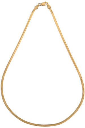 Norme フラットスネークネックレス