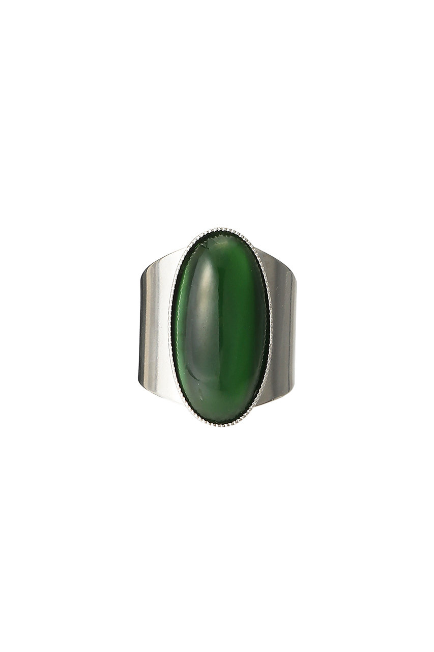 ADER. bijoux アデル ビジュー STONE リング グリーン