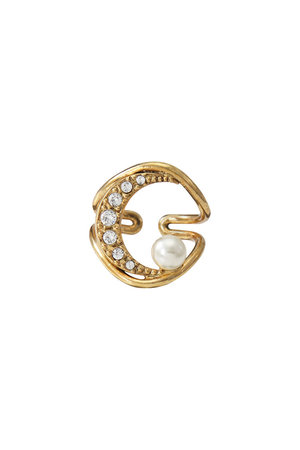 アデル ビジュー/ADER.bijouxのMOON パールリング(150400/150401)