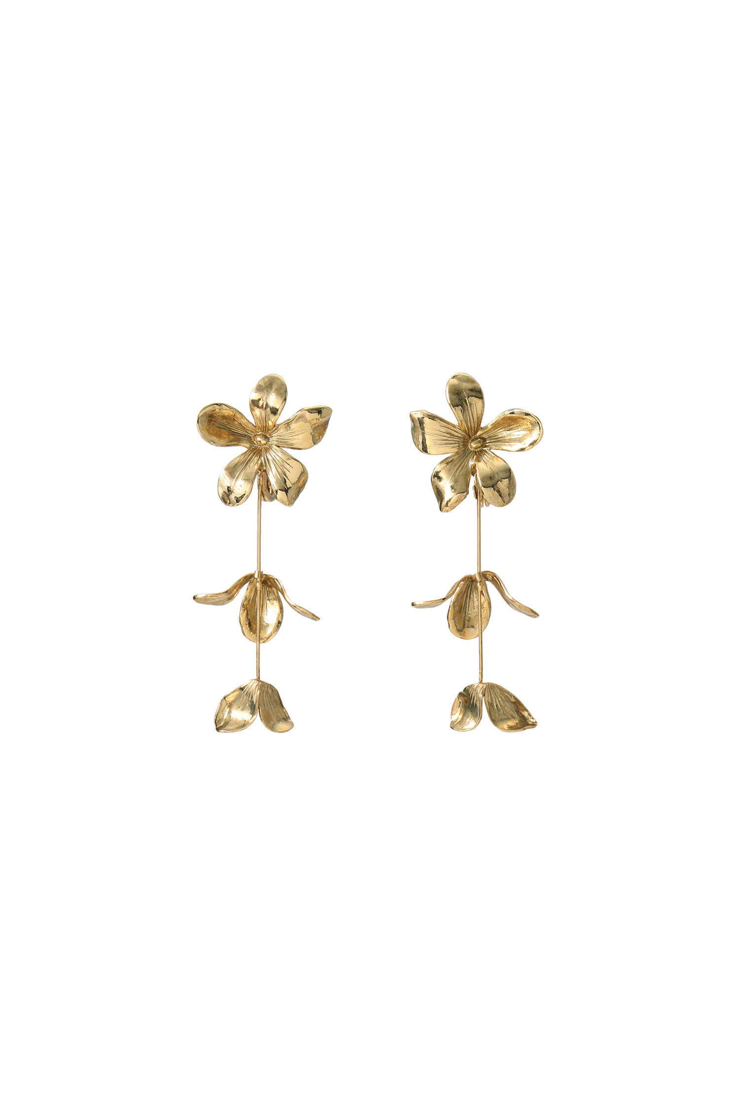 アデル ビジュー/ADER.bijouxのJOY triple petal スティックイヤリング(ゴールド/21295014)