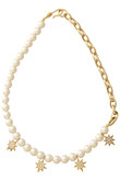 STAR パールチェーンネックレス