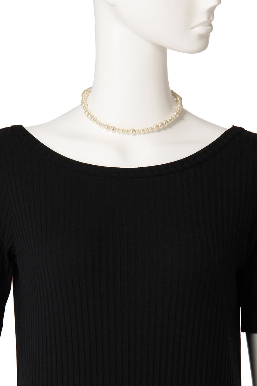 ADER.bijoux(アデル ビジュー)｜Marcasite パールショートネックレス 