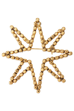 アデル ビジュー/ADER.bijouxのCUTSTEEL スターブローチ(150500/150502)