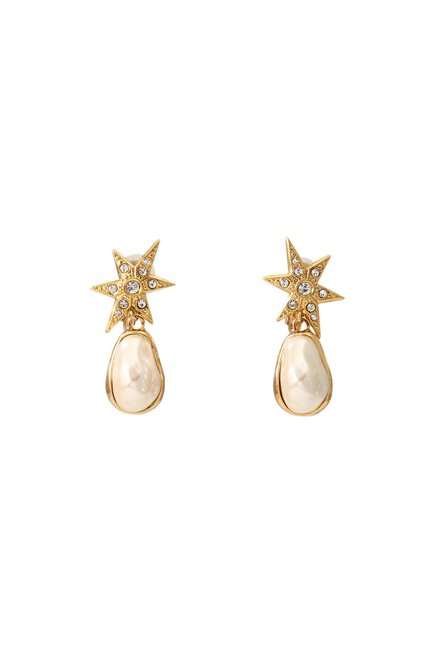 ADER.bijoux アデルビジュー STARパールイヤリング ゴールドADERbijoux