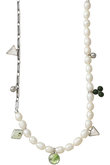 GEM stone pearl mix short ネックレス アデル ビジュー/ADER.bijoux