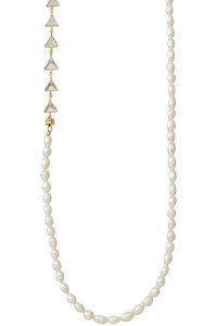ADER.bijoux(アデル ビジュー)｜GEM stone pearl mix short