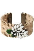 LILA rattan wide バングル