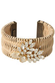 LILA rattan wide バングル