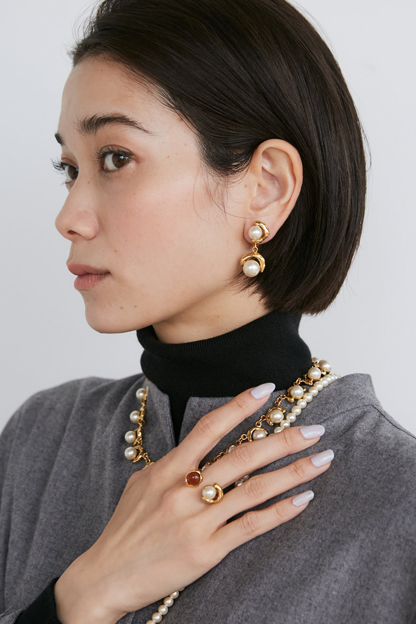 アデルビジュー Aderbijoux VAGUEopencabochonring ADER.bijoux(アデル ビジュー)｜VAGUE open cabochon リング