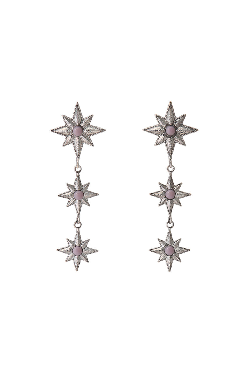 アデル ビジュー/ADER.bijouxのSTAR motif triple ピアス(シルバー/43295020)