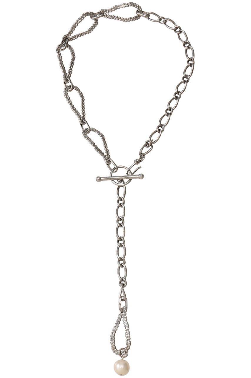 アデル ビジュー/ADER.bijouxのCUTSTEEL twist chain 2way ラリエット(シルバー/43295109)