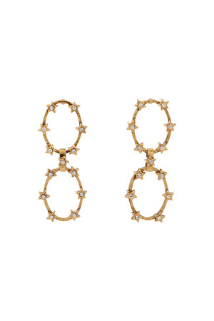 アデル ビジュー/ADER.bijouxのTINY STAR チェーンピアス(150100/150101)