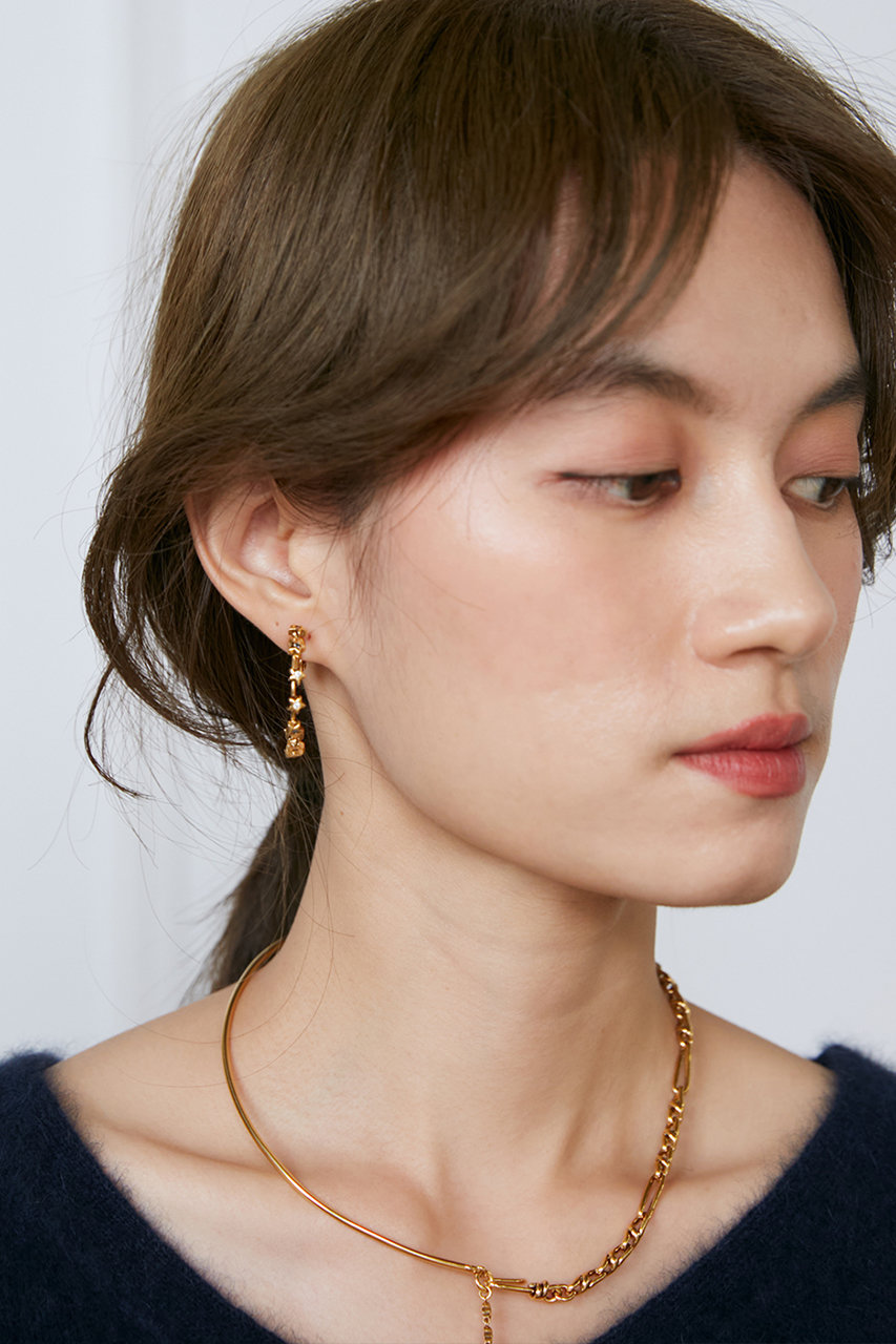 ピアス　ADER.bijoux アデル ビジュー ADER.bijoux（アデルビジュー）｜MOON star fringe pierce
