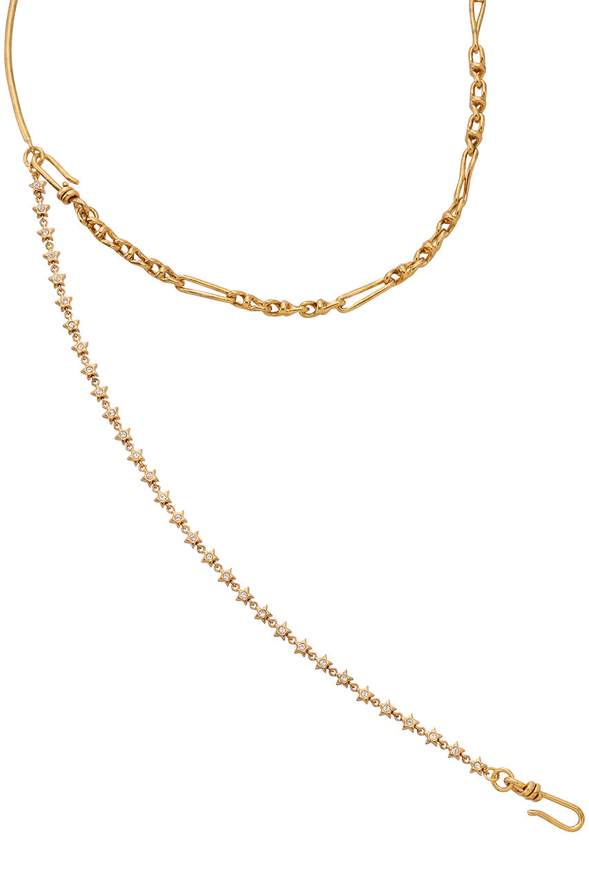 ggg　ADER アデル　フラワーモチーフ ネックレス　チョーカー ADER.bijoux（アデルビジュー）｜CUTSTEEL amour necklace