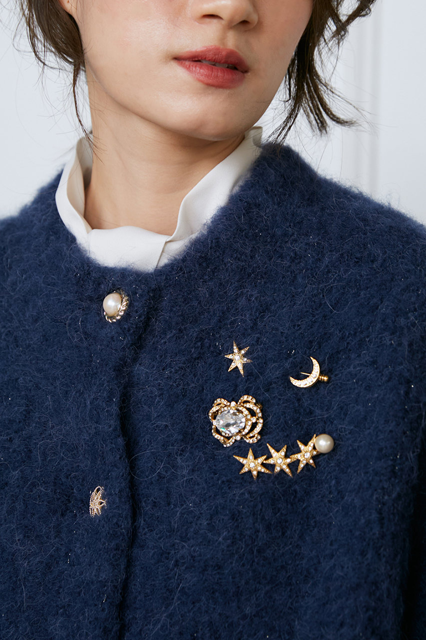ADER.bijoux(アデル ビジュー)｜STAR pin ブローチ/ゴールド の