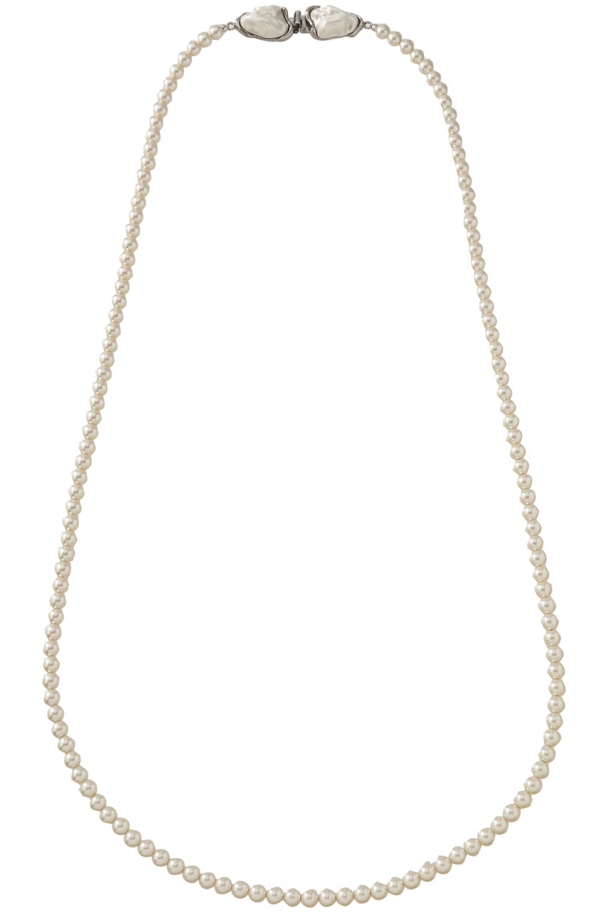 ADER.bijoux ENGRAM pearl ロングネックレス (シルバー, F) アデル ビジュー ELLE SHOP ADER.bijoux ENGRAM pearl ロングネックレス (シルバー, F) アデル ビジュー ELLE SHOP