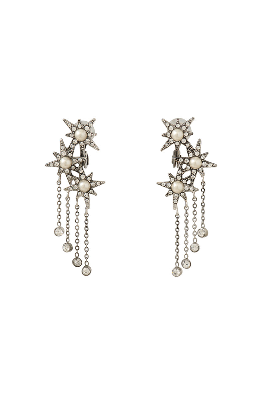 ADER.bijoux STAR fringe イヤリング (シルバー, F) アデル ビジュー ELLE SHOP ADER.bijoux STAR fringe イヤリング (シルバー, F) アデル ビジュー ELLE SHOP
