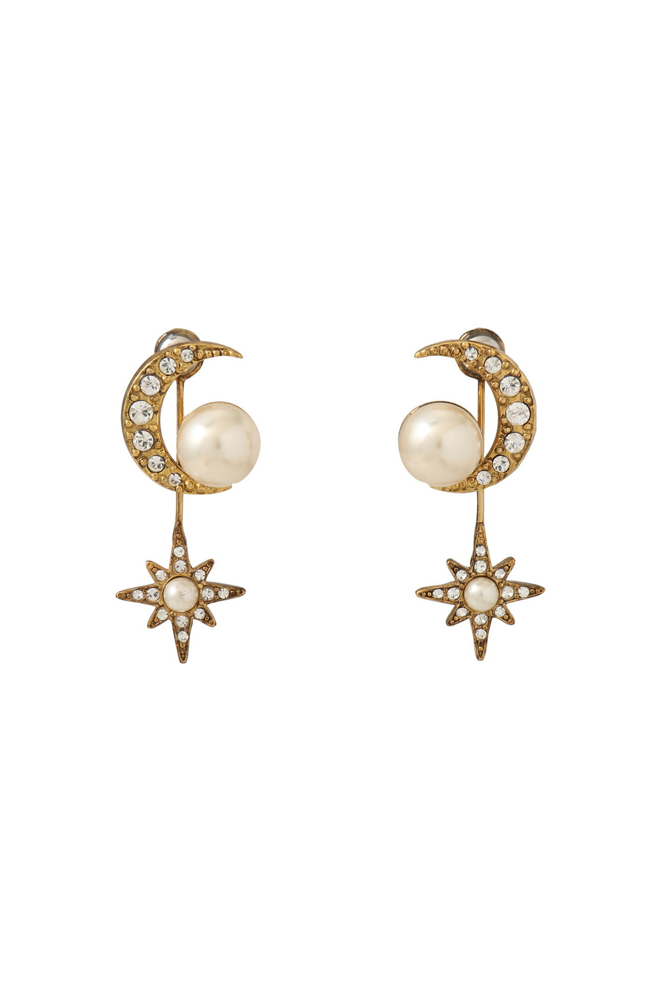 ADER.bijoux STAR moon ピアス (ゴールド, F) アデル ビジュー ELLE SHOP ADER.bijoux STAR moon ピアス (ゴールド, F) アデル ビジュー ELLE SHOP