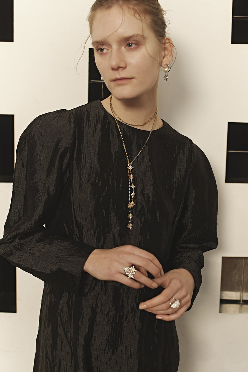 ADER.bijoux(アデル ビジュー)｜STAR moon ピアス/ゴールド の通販