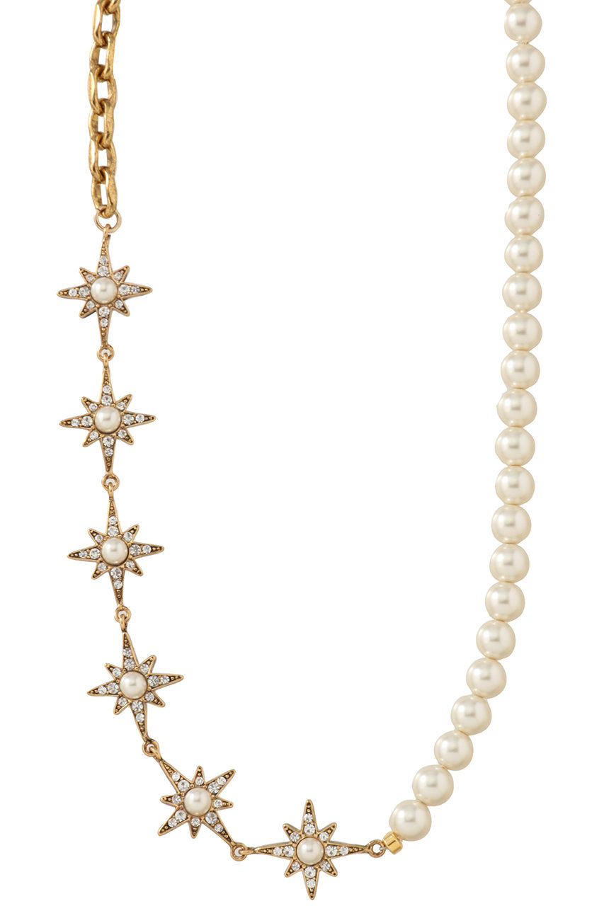 ADER.bijoux STAR pearl short ネックレス (ゴールド, F) アデル ビジュー ELLE SHOP ADER.bijoux STAR pearl short ネックレス (ゴールド, F) アデル ビジュー ELLE SHOP