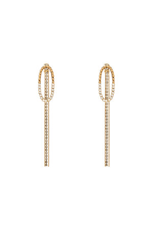 アデル ビジュー/ADER.bijouxのCUTSTEEL sparkle フリンジピアス(150100/150101)