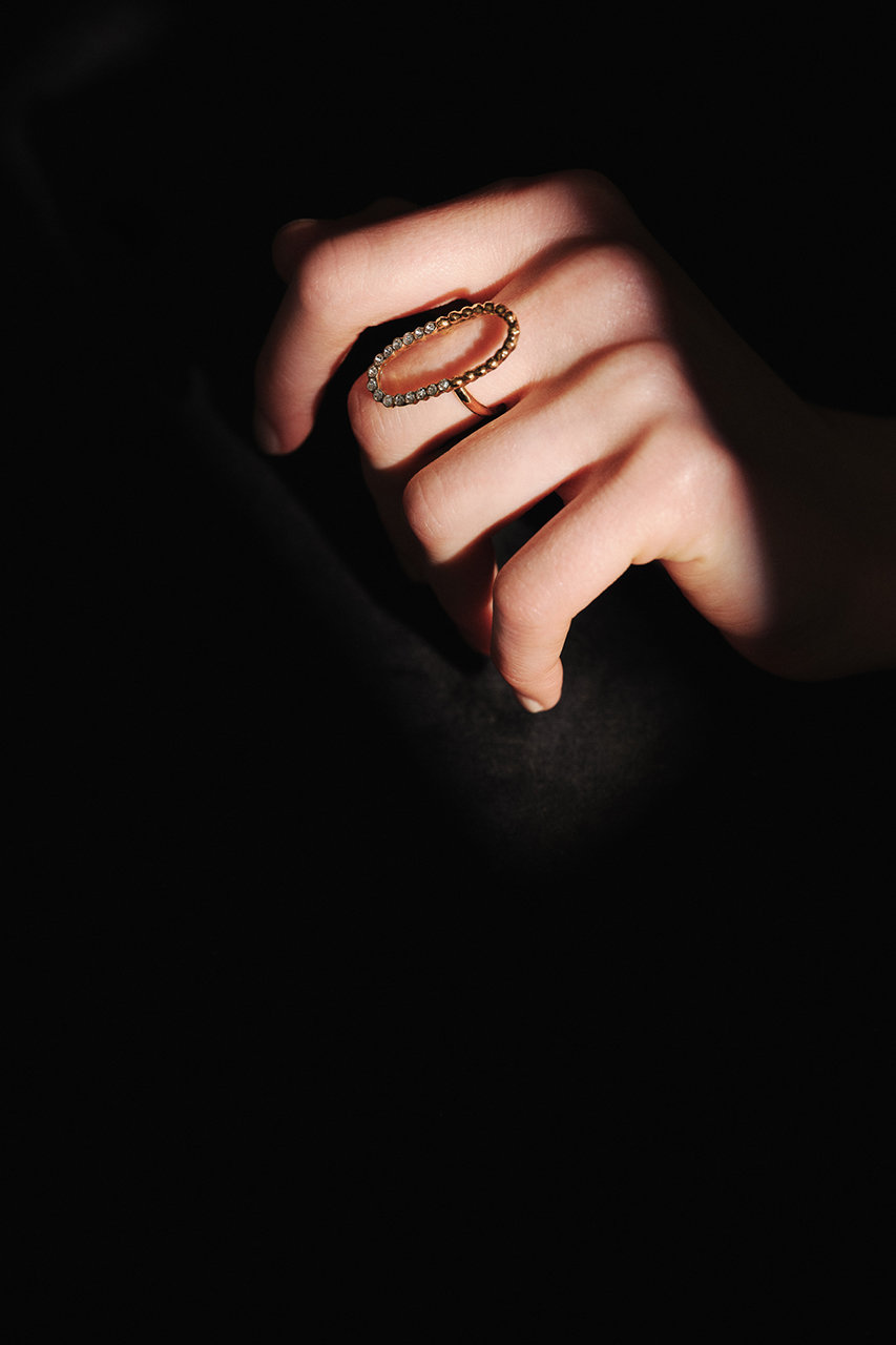 ADER.bijoux(アデル ビジュー)｜CUTSTEEL sparkle リング/ゴールド の