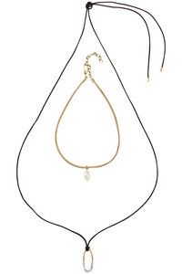 ADER.bijoux(アデル ビジュー)｜CUTSTEEL sparkle 2way ラリエット