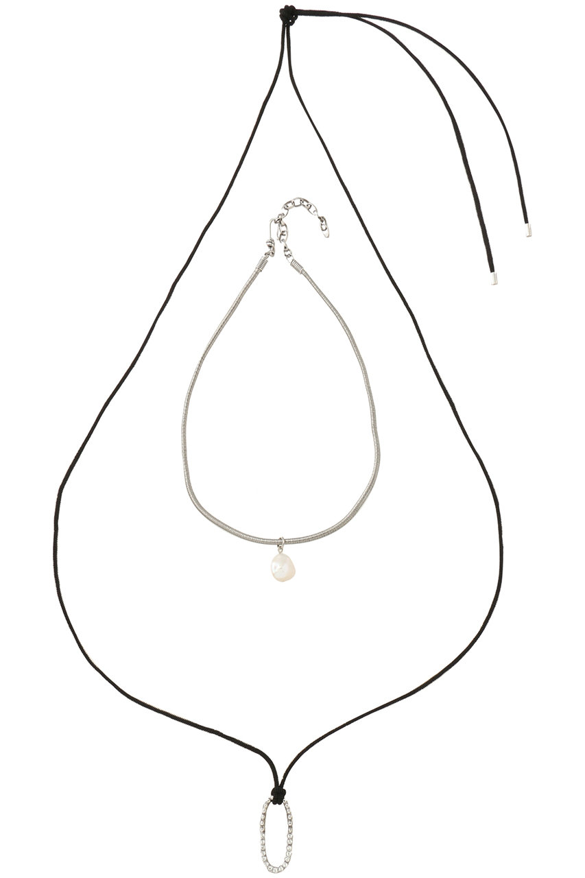 アデル ビジュー/ADER.bijouxのCUTSTEEL sparkle チョーカー/ペンダント(シルバー/54295101)