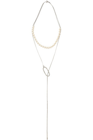 アデル ビジュー/ADER.bijouxのCUTSTEEL sparkle パールラリエット(150200/150203)