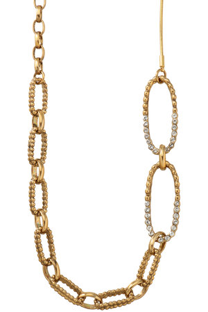 アデル ビジュー/ADER.bijouxのCUTSTEEL sparkle ショートネックレス(150200/150201)