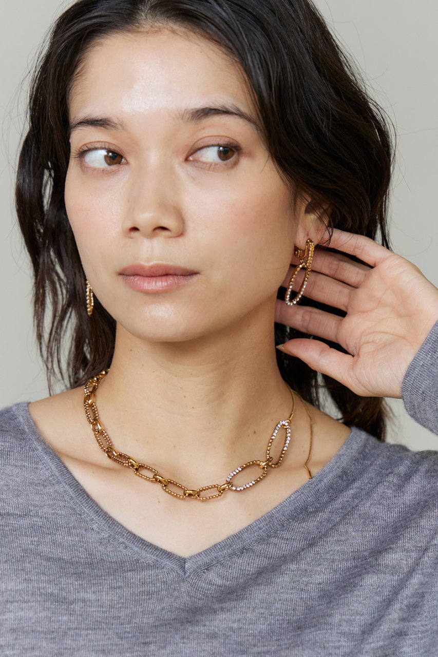 ADER.bijoux(アデル ビジュー)｜CUTSTEEL sparkle ショートネックレス