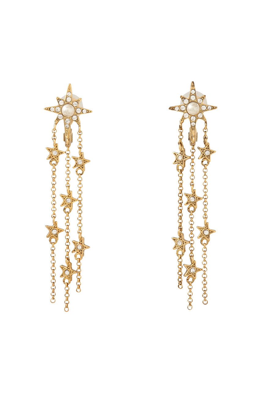 アデル ビジュー/ADER.bijouxのTINY STAR grigri フリンジイヤリング(ゴールド/54295007)