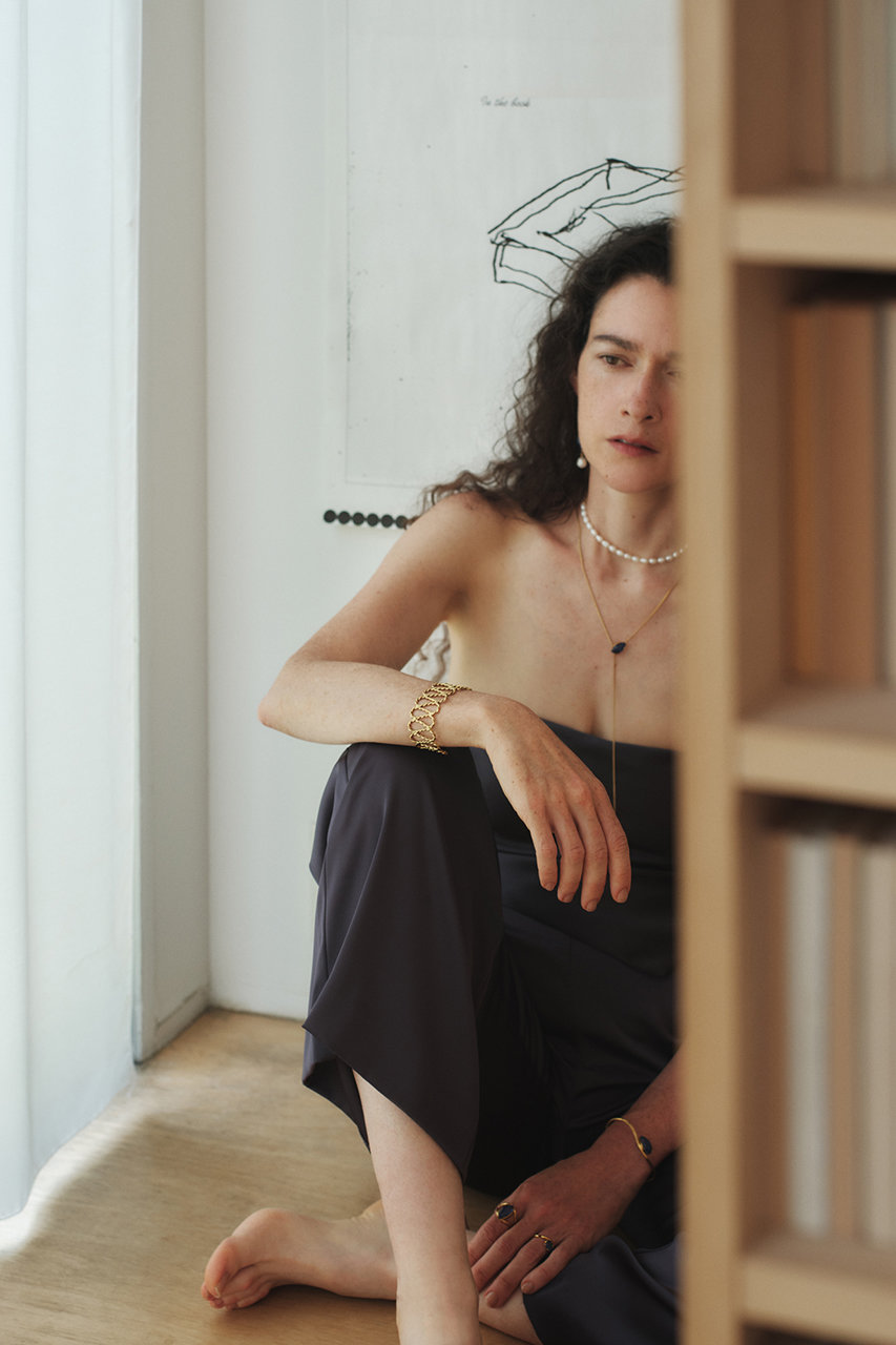 ADER.bijoux(アデル ビジュー)｜LIGNE DE FUITE pearl ラリエット