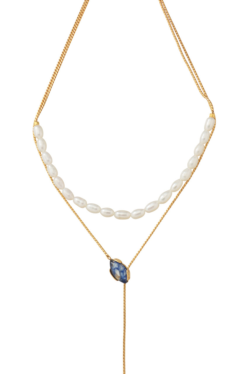 ADER.bijoux(アデル ビジュー)｜LIGNE DE FUITE pearl ラリエット