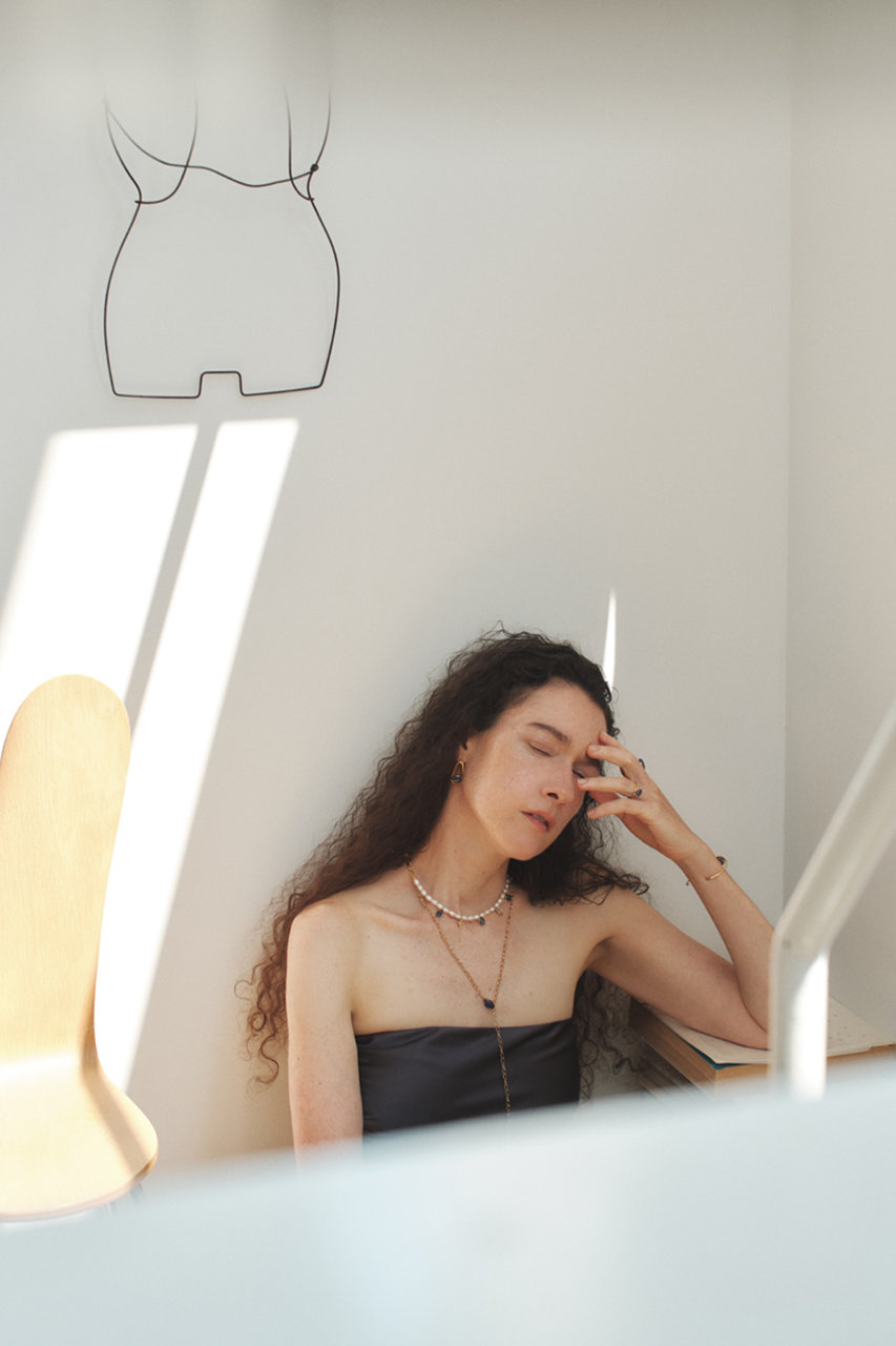 ADER.bijoux(アデル ビジュー)｜LIGNE DE FUITE 2way ラリエット