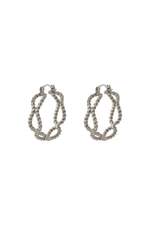 アデル ビジュー/ADER.bijouxのTORSION hoop ピアス(150100/150101)